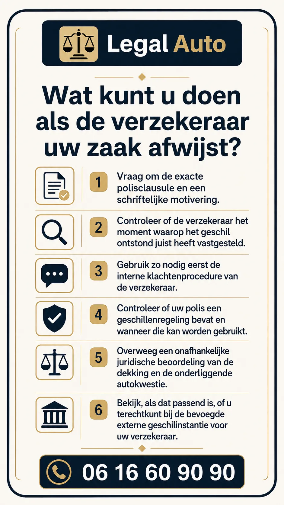 Wat kunt u doen als de verzekeraar uw zaak afwijst?