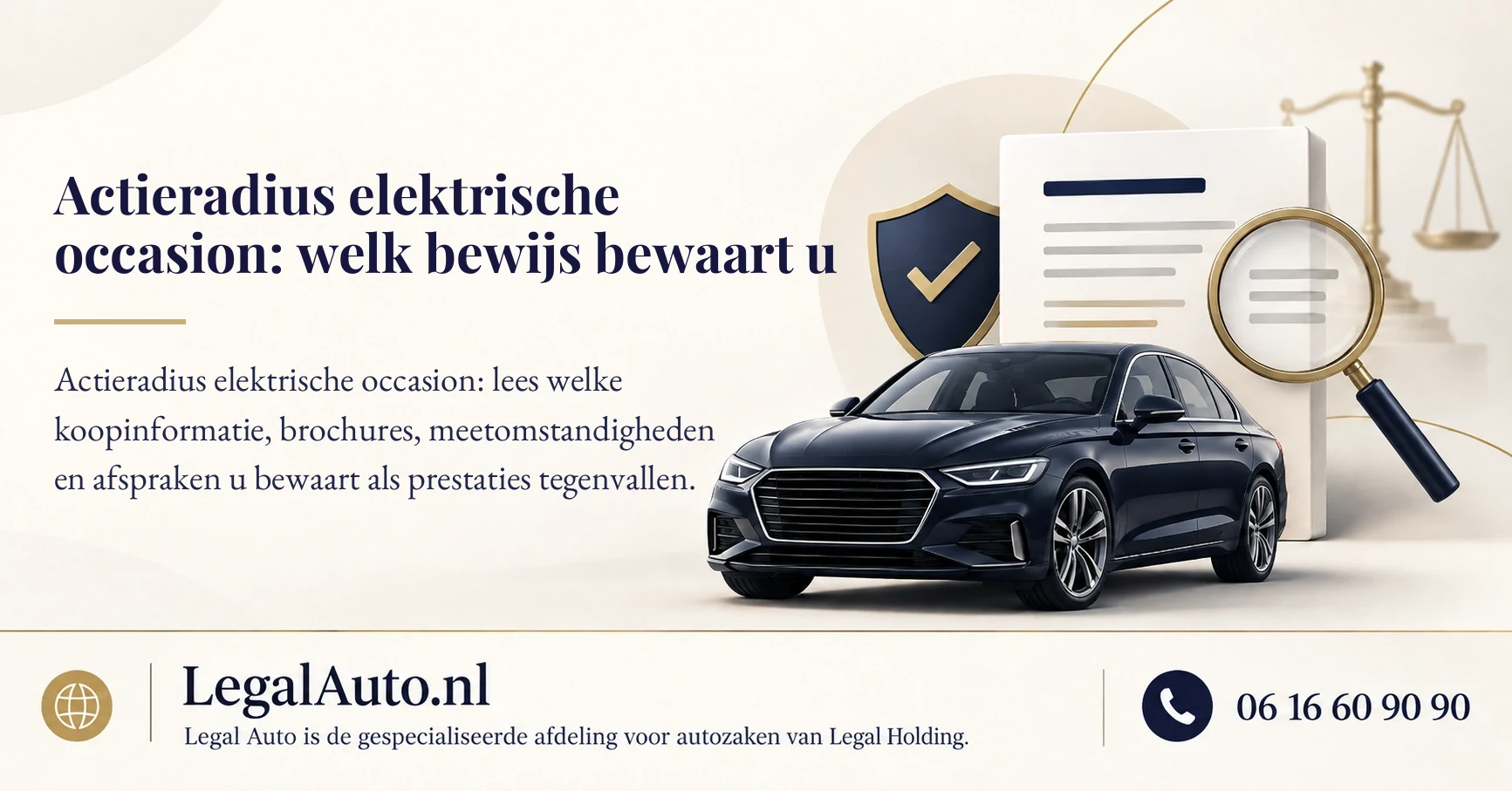 Actieradius elektrische occasion: welk bewijs bewaart u - uitleg van dit begrip uit het autorecht | LegalAuto.nl